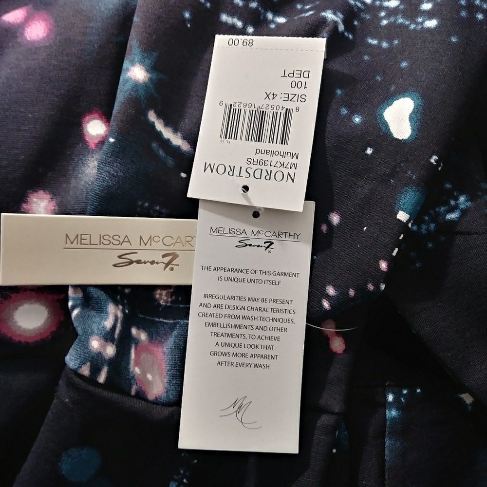 NWT Melissa McCarthy Mulholland Hi Low Peplum - Picture 8 of 8